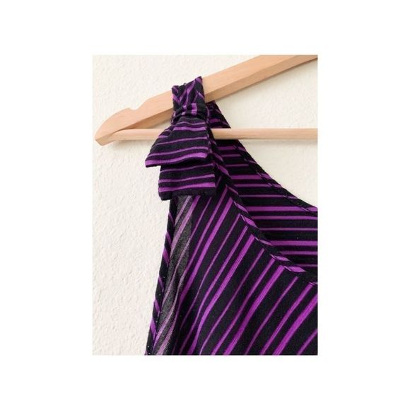 Orsenboye Purple Striped Coverup - Picture 2 of 5